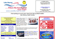 Desktop Screenshot of lakemurrayfun.com